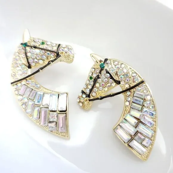 Free People Diamond Horse Earrings - Picture 2 of 9
